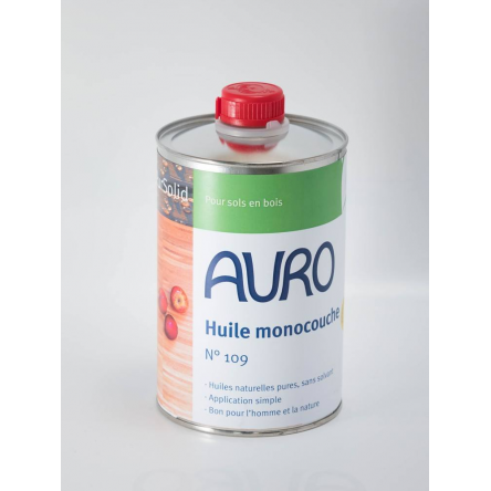 Huile monocouche pour surfaces en bois AURO n°109 Huile monocouche pour surfaces en bois AURO n°109