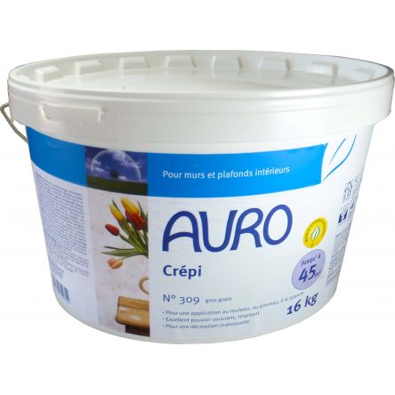 Crépi écologique à gros grain blanc n°309 AURO Crépi écologique à gros grain blanc n°309 AURO