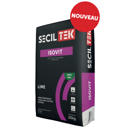 Mortier colle pour ITE ISOVIT LIME SECILTEK Mortier colle pour ITE ISOVIT LIME SECILTEK